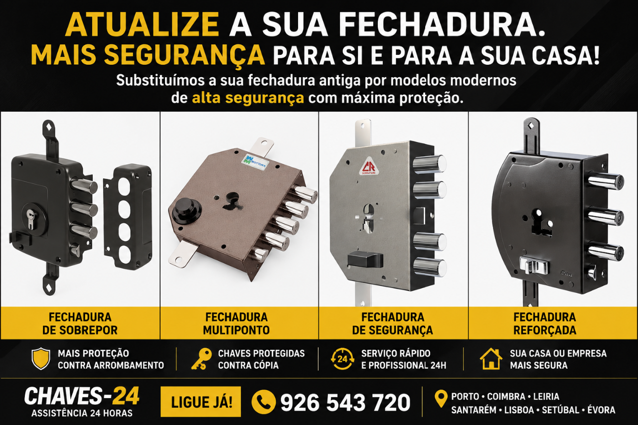 Fechaduras Anti Gazua na Chaves24